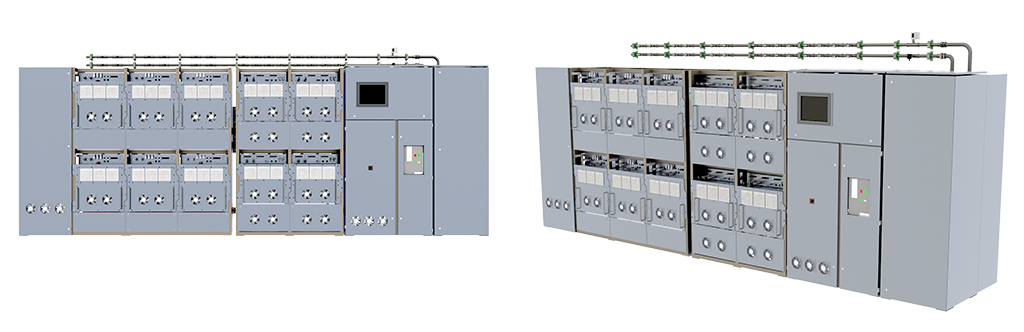 Battery storage – indoor variant 1 MW – concept design pilz